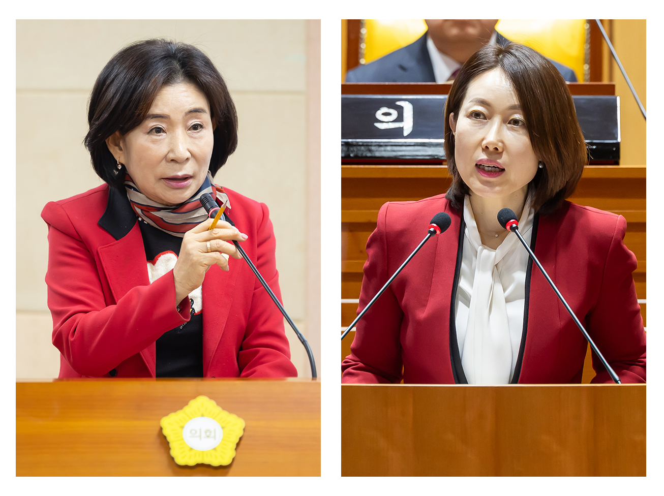 '구로구의회, 제342회 임시회 의원발의 조례안 2건 통과' 게시글의 사진(1) '곽윤희 전미숙 의원 사진.jpg'